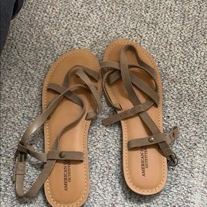 American Eagle stroppy sandals.